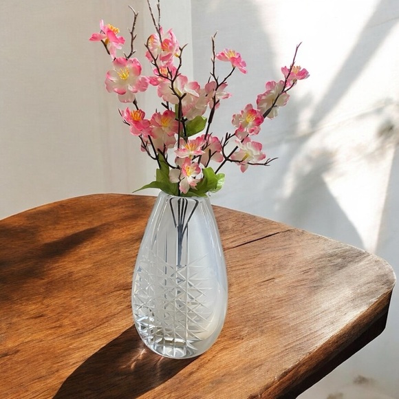 EARLY VINTAGE ARTIST SIGNED ORREFORS VASE 3658/4 TEARDROP ART GLASS VASE 7.25” - Picture 2 of 11